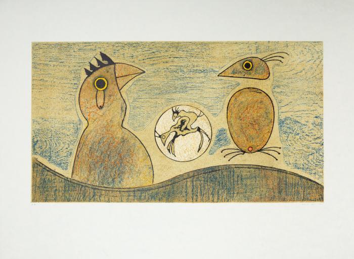 Deux oiseaux (oiseaux souterrains)
