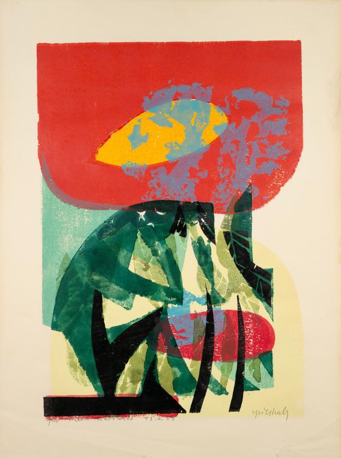 Rote Blüte (Stifterbild)
