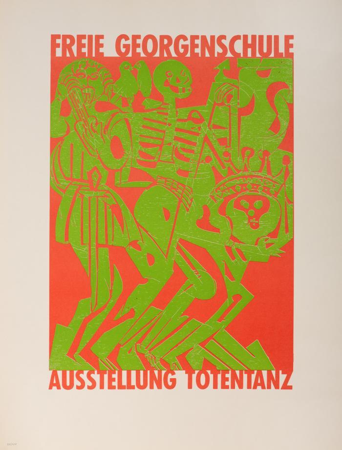 Zwanzig Plakate zum Basler Totentanz