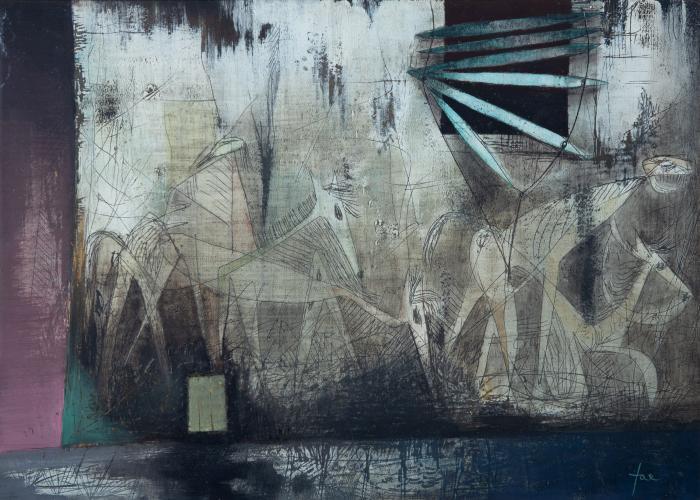 Ohne Titel (Auf der Flucht)
