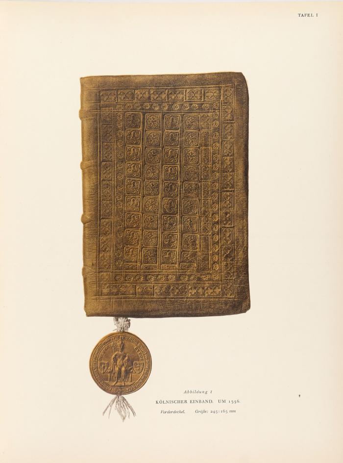 Schmidt, Adolf: Bucheinbände aus dem XIV. - XIX. Jahrhundert in der Landesbibliothek Darmstadt. Ausgewählt und beschrieben.