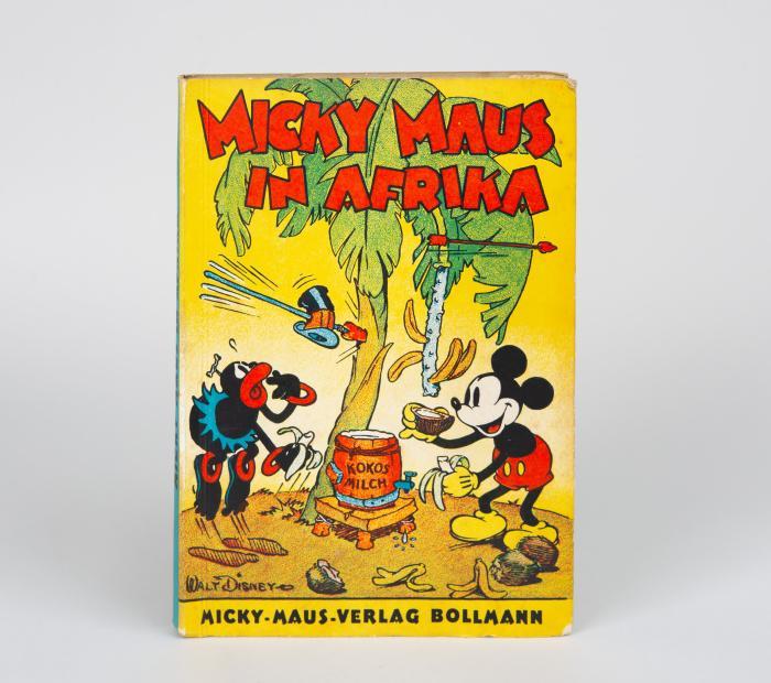 Micky Maus in Afrika. Erzählung und Illustrationen. (Uebersetzt aus dem Italienischen von Josy Priems). (Zürich): Micky Maus Verlag Bollmann (1936).