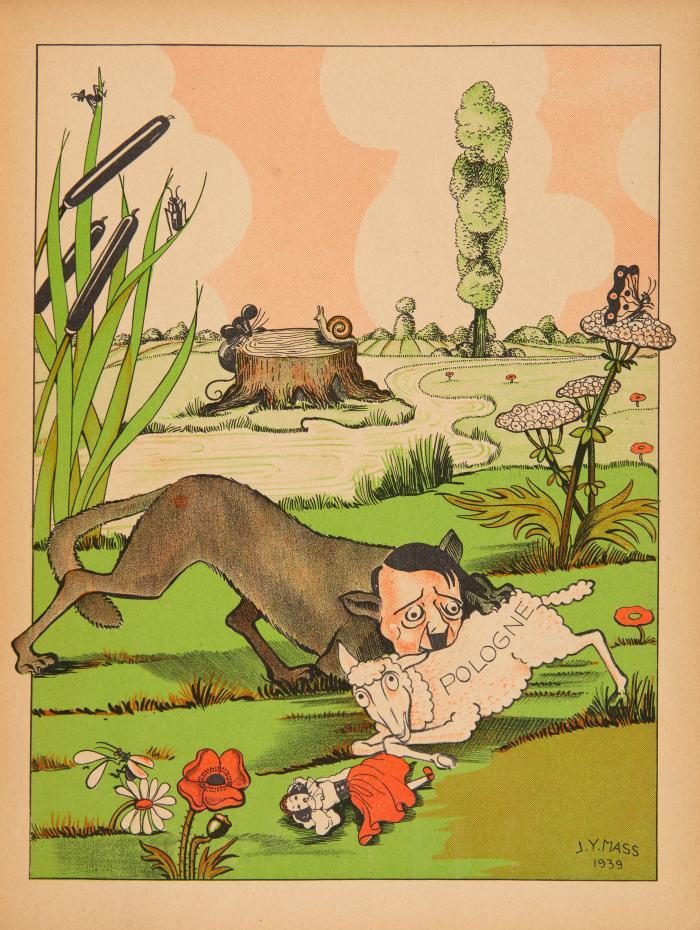 Les fables de la Fontaine et Hitler. Paris: Les éditions Fernand Sorlot (1939).