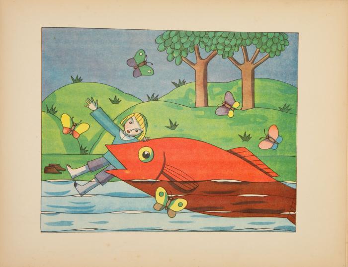Peregrin and the goldfish. A picture book. Berlin: Peregrin Press und New York: Macmillan 1929.