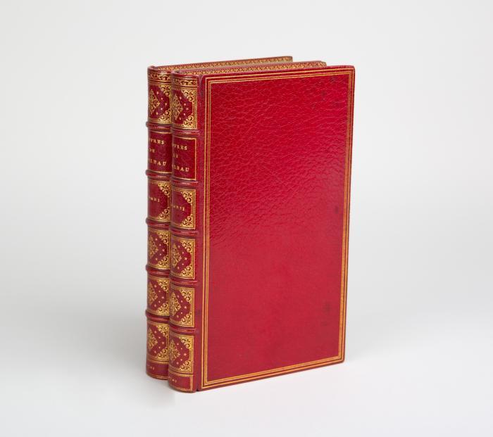 Boileau-Despreaux, Nicolas: Oeuvres avec traité du sublime, ou du merveilleux dans le discours.Trad. de grec de Longin. Nouv. éd., rev. et corr. 2 Bde.