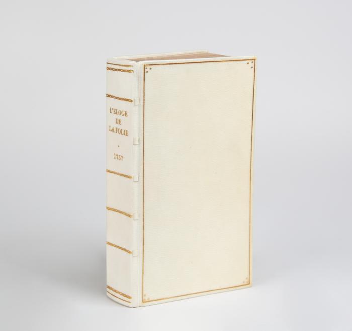 Erasmus von Rotterdam: L'eloge de la folie, trad. du Latin par M. Gueudeville. Nouv. éd., rev. & corr., avec des notes (par Meunier & Querlon).