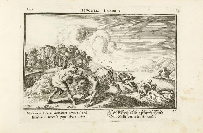 Ovid. – A. Aubry nach J. W. Baur: Ovidii metamorphosis oder Verwandelungs Bücher. Nürnberg: Rudolph Johan Helmers 1703.