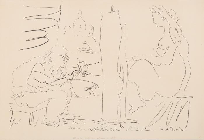 Le peintre et son modèle (aus: Regards sur Paris)