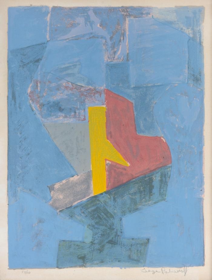 Composition bleue, jaune et rouge (Komposition in Blau, Gelb und Rot)
