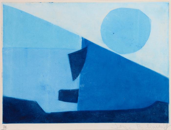 Composition bleue (Komposition in Blau)