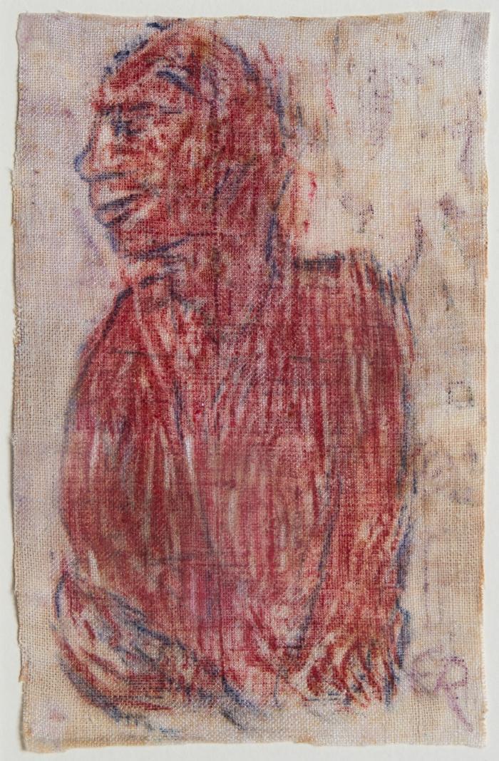Ohne Titel (Halbfigur eines Mannes)