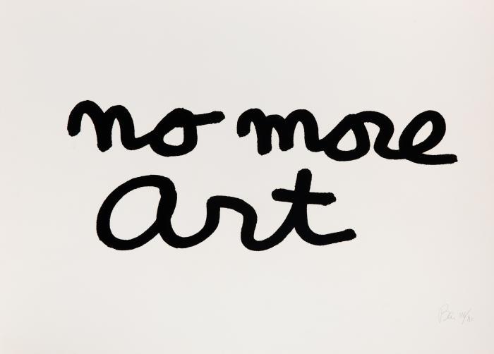 no more art (Aus: Transit)
