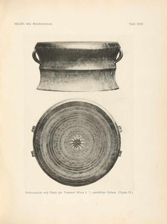 Alte Metalltrommeln aus Südost-Asien mit Unterstutzung der Gesellschaft zur Förderung Deutscher Wissenschaft, Kunst und Literatur in Böhmen. 2 Bde.