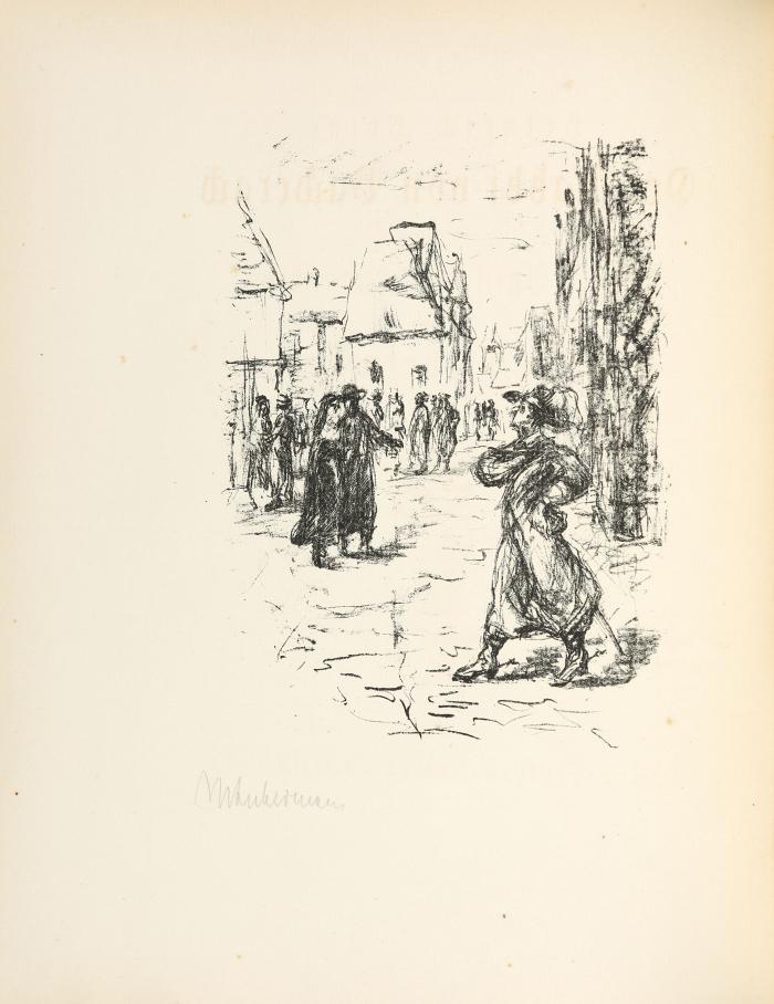 MAX LIEBERMANN
HEINRICH HEINE: Der Rabbi von Bacharach.
