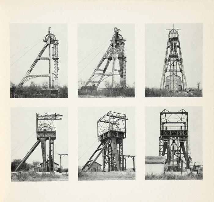 BERND u. HILLA BECHER
Vergleiche technischer Konstruktionen. Ausstellung im Zentrum für aktuelle Kunst.