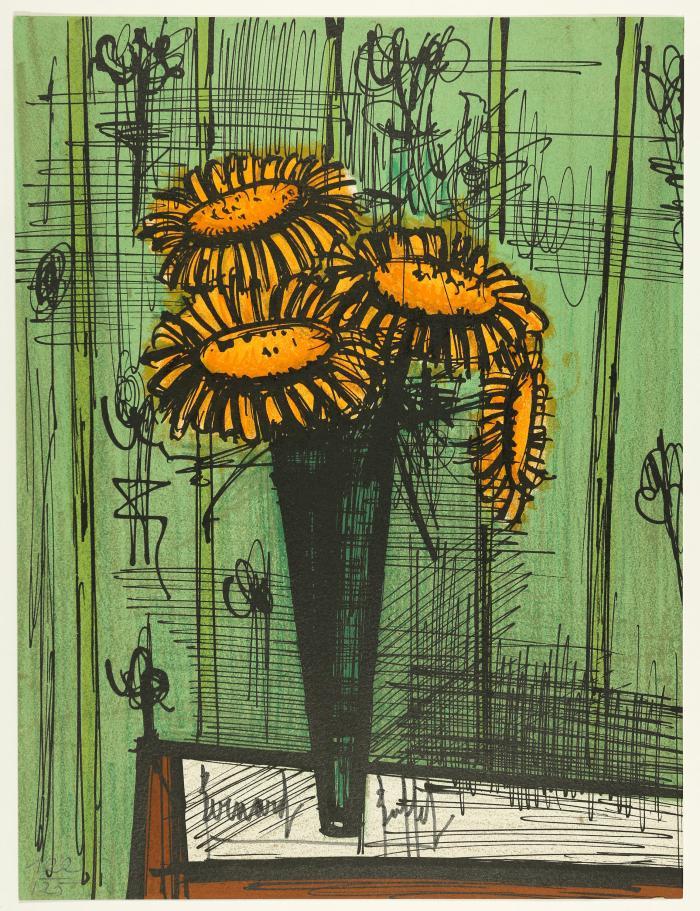 BERNARD BUFFET
FERNAND MOURLOT: Bernard Buffet. Œuvre gravé. Lithographies 1952-1966. Vorwort von Georges Simenon.