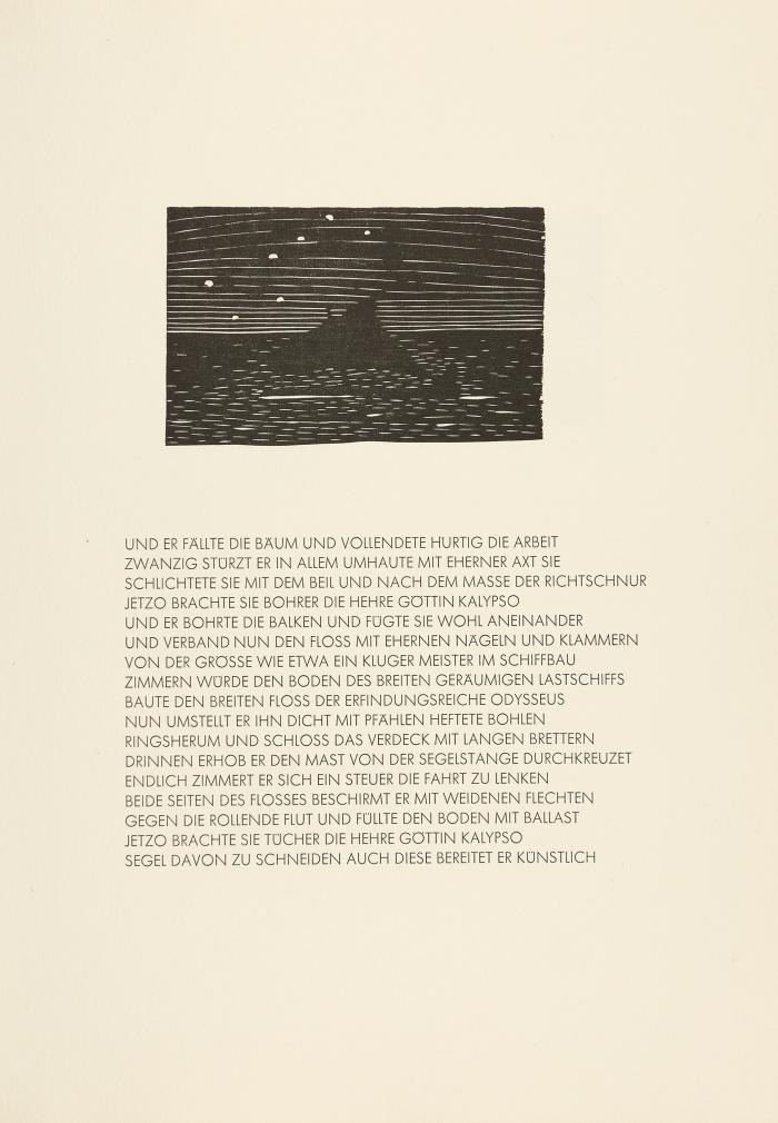 GERHARD MARCKS
HOMER: Fuenf Gesaenge der Odyssee.
