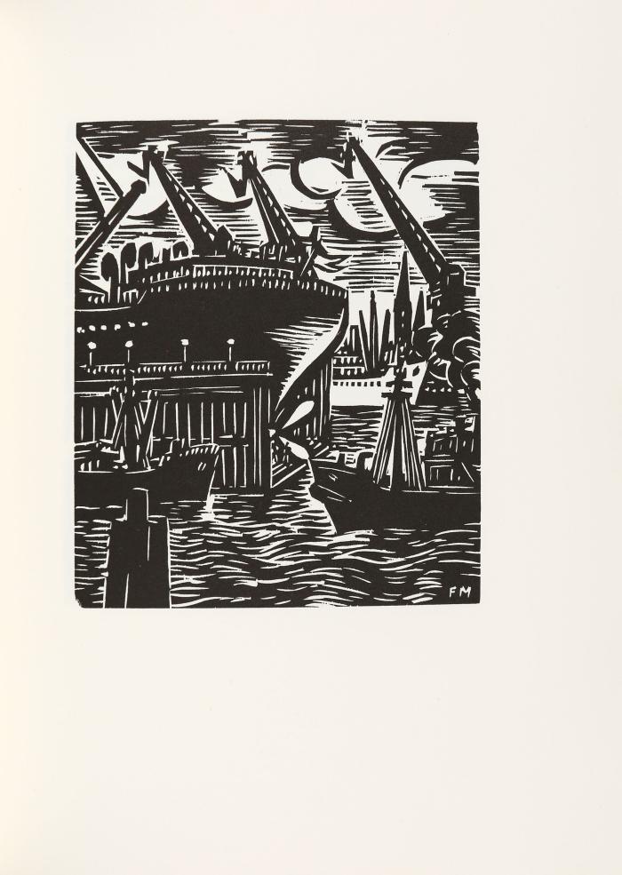FRANS MASEREEL
Das Gesicht Hamburgs. Einleitung von Hans Bütow.