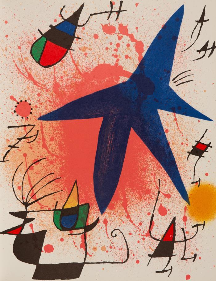 JOAN MIRÓ
FERNAND MOURLOT: Joan Miró. Der Lithograph. (Deutsche Ausgabe). 6 Bde.
