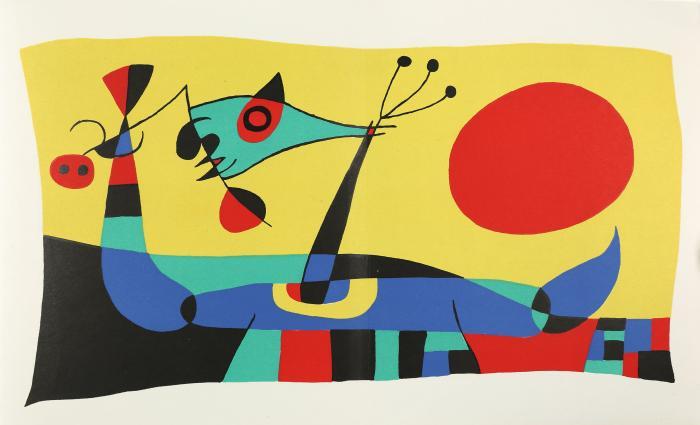 JOAN MIRÓ
JACQUES PRÉVERT u. G. RIBEMONT-DESSAIGNES: Joan Miró.