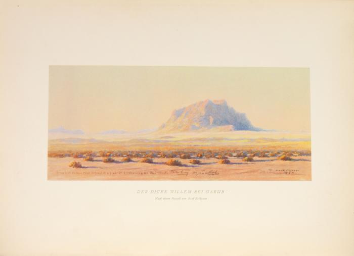 Die Diamantenwüste Südwest-Afrikas. Zugleich Erläuterung zu einer geologischen Spezialkarte der südlichen Diamantfelder 1:25000 aufgenommen von W. Beetz und E. Kaiser. 2 Bde.