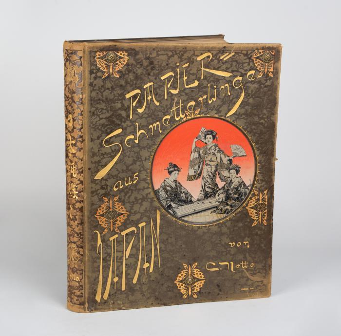 Papier-Schmetterlinge aus Japan. Nach Skizzen des Verfassers illustriert von Paul Bender.