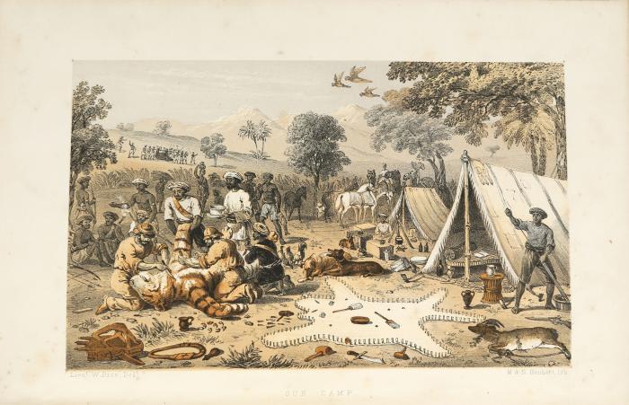 Tiger-Shooting in India; being an account of hunting experiences on foot in Rajpootana, during the hot seasons, from 1850 to 1854. London und Bombay: Smith, Elder und Taylor 1857.