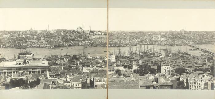 Panorama de Constantinople pris de la tour de Galata.
