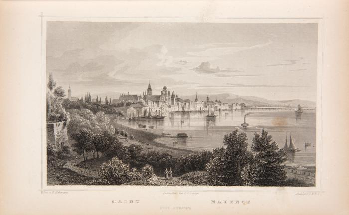 Henninger, Aloys: Der Rhein und die Rheinlande. Abteilung 2 (von 3): Von Mainz bis Köln. Dargestellt in malerischen Original-Ansichten von Ludwig Lange.