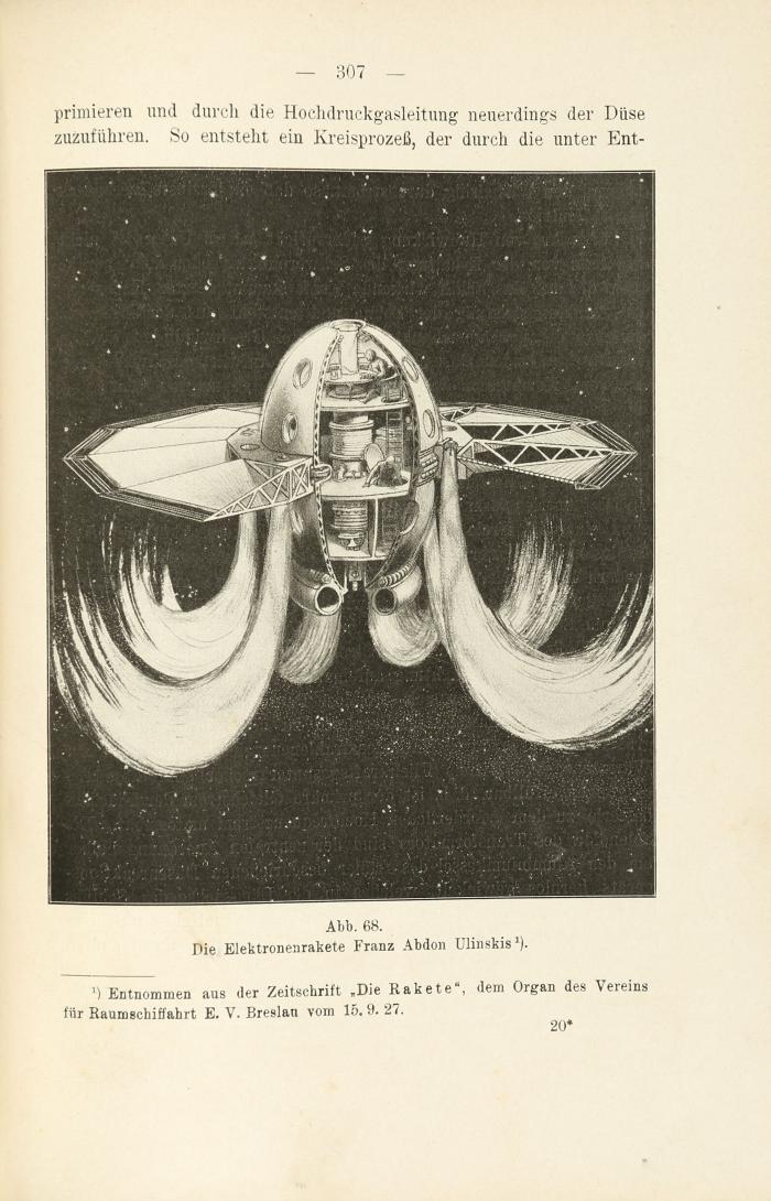 Die Möglichkeit der Weltraumfahrt. Allgemeinverständliche Beiträge zum Raumschiffahrtsproblem.