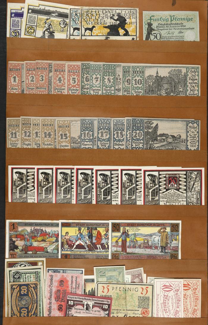 Notgeld-Sammelalbum (Deckeltitel).