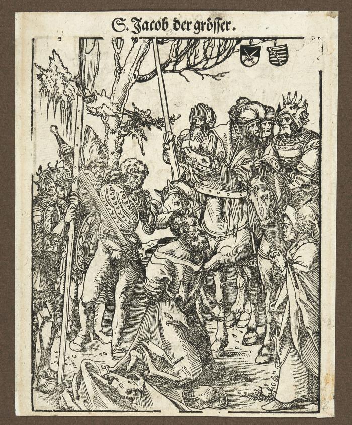 Das Martyrium des hl. Jakobus d. Ä. / hl. Andreas.