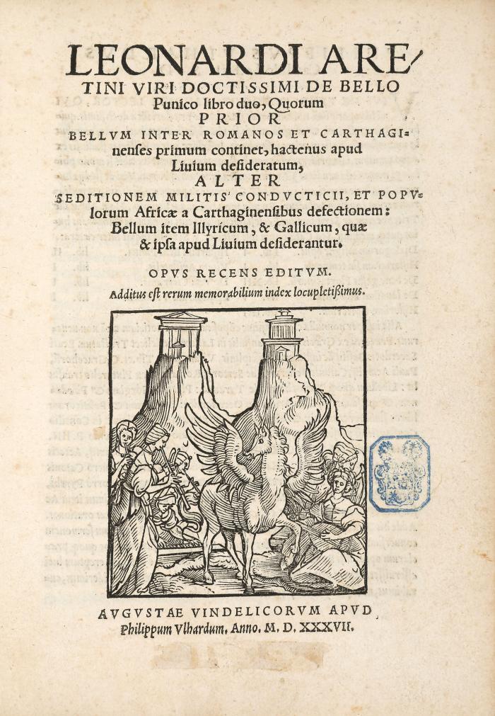 Bruni, Leonardo: De bello Punico, libri duo.