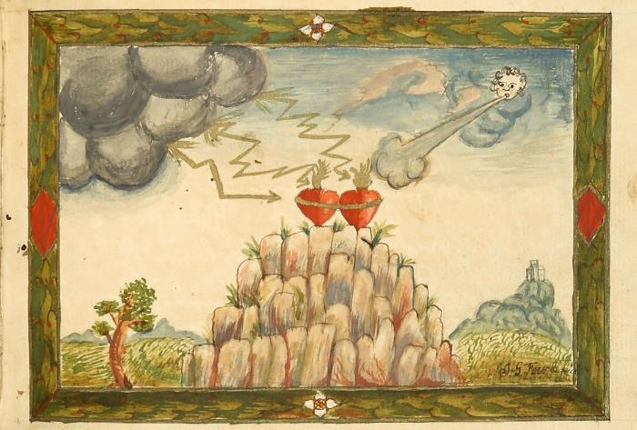 2 alba amicorum aus der Familie des Wilhelm Heinrich Seel. 2 Bde.