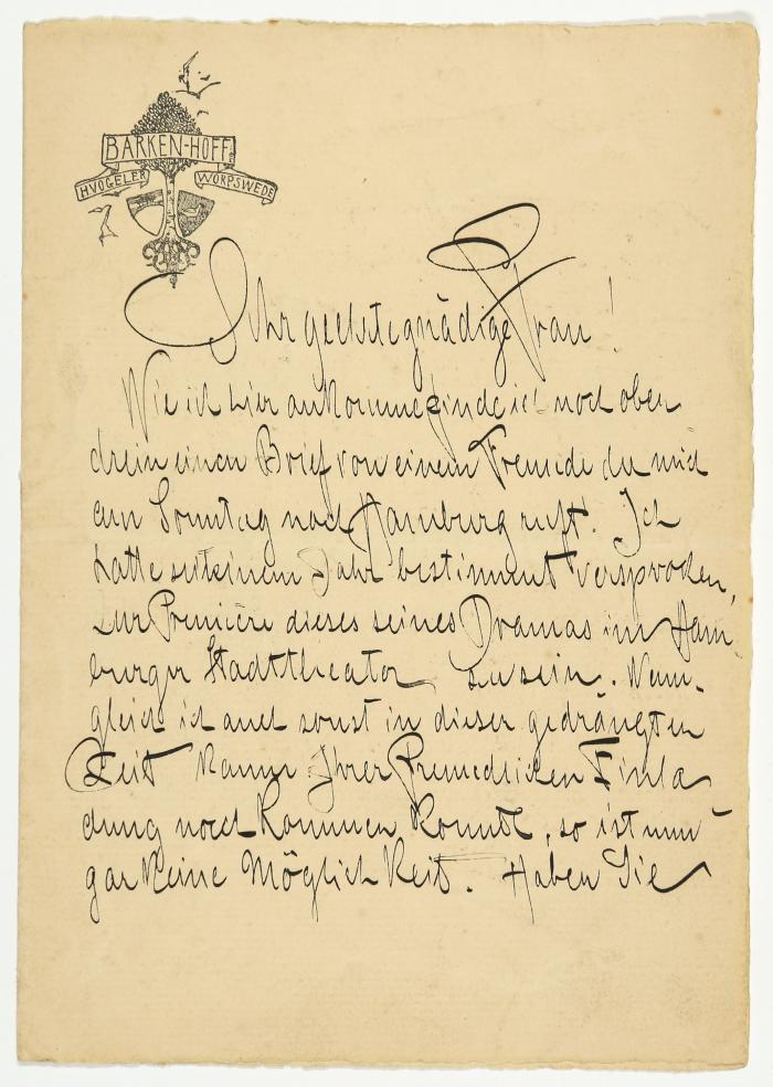 VOGELER, HEINRICH (1872 Bremen – 1942 Kolchos Budjonny bei Kornejewka, Kasachische SSR)
Maler und Graphiker