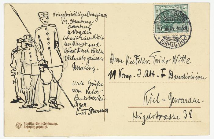 VOGELER, HEINRICH (1872 Bremen – 1942 Kolchos Budjonny bei Kornejewka, Kasachische SSR)
Maler und Graphiker