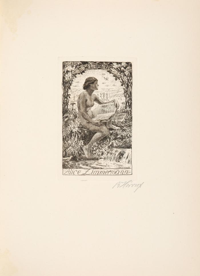 Braungart, Richard: Der Akt im modernen Exlibris.