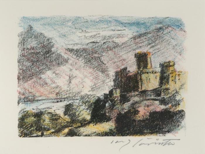 Burg am See (aus: Schweizer Landschaften)