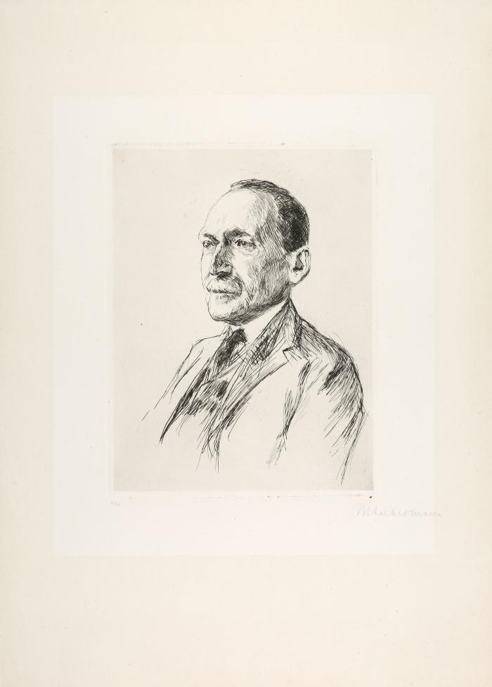 Portrait Max J. Friedländer