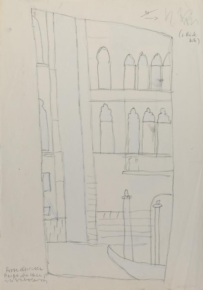 Venedig Palastfassade