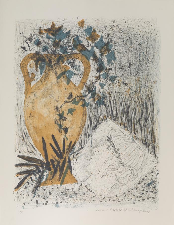 Gondoliere auf der Lagune/ Venezianischer Palast/ Venedig/ Stillleben mit Amphora/  Impression aus Venedig/ Akropolis