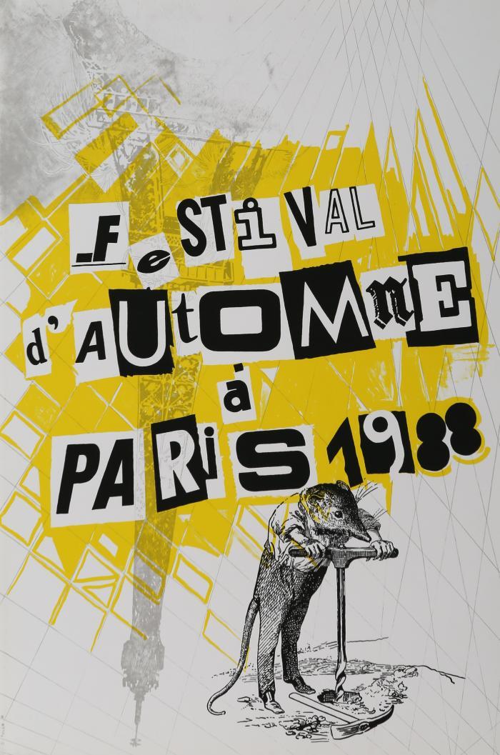 Plakat Festival d'Automne à Paris