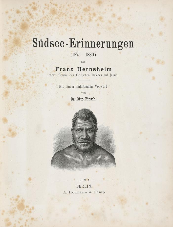 Südsee-Erinnerungen (1875-1880).
