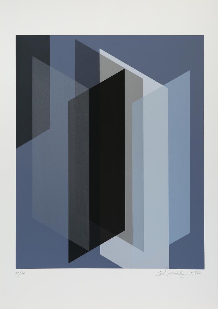 4 serigrafie di Xanti Schawinsky (Un maestro del bauhaus - Franco Solmi)