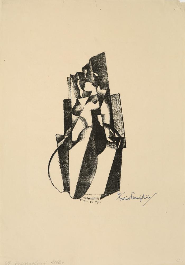 Figur in Bewegung (aus: Bauhaus-Drucke Neue Europäische Graphik, Vierte Mappe)