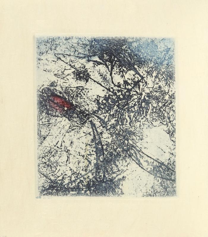 DOROTHEA TANNING
Demain. (Poème et gravures de Dorthea Tanning). Paris: Editions Georges Visat et Cie (1964).