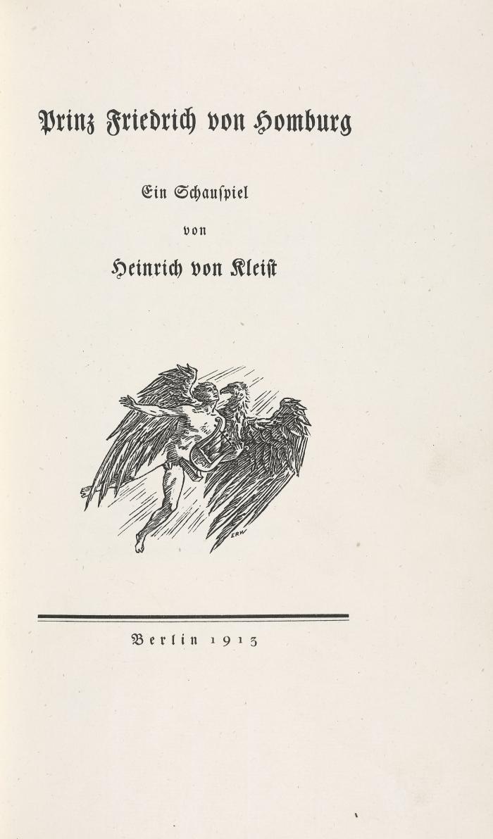 MAXIMILIAN-GESELLSCHAFT e. V.
HEINRICH VON KLEIST: Prinz Friedrich von Homburg. Ein Schauspiel.