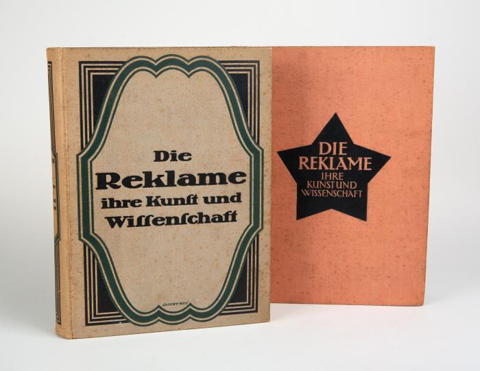 DIE REKLAME
Ruben, Paul (Hrsg.): Die Reklame. Ihre Kunst und Wissenschaft. 2 Bde. Band I in 4. Aufl.