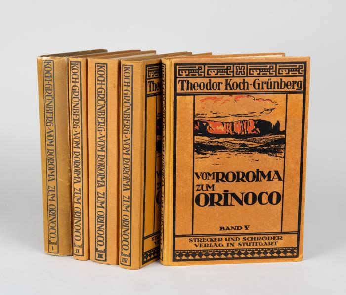 Vom Roroima zum Orinoco. Ergebnisse einer Reise in Nordbrasilien und Venezuela in den Jahren 1911-1913. 5 Bde. (Bd. 2 in 2. Auflage als Reprint). Berlin und Stuttgart: Reimer, Strecker und Schröder 1917-28.