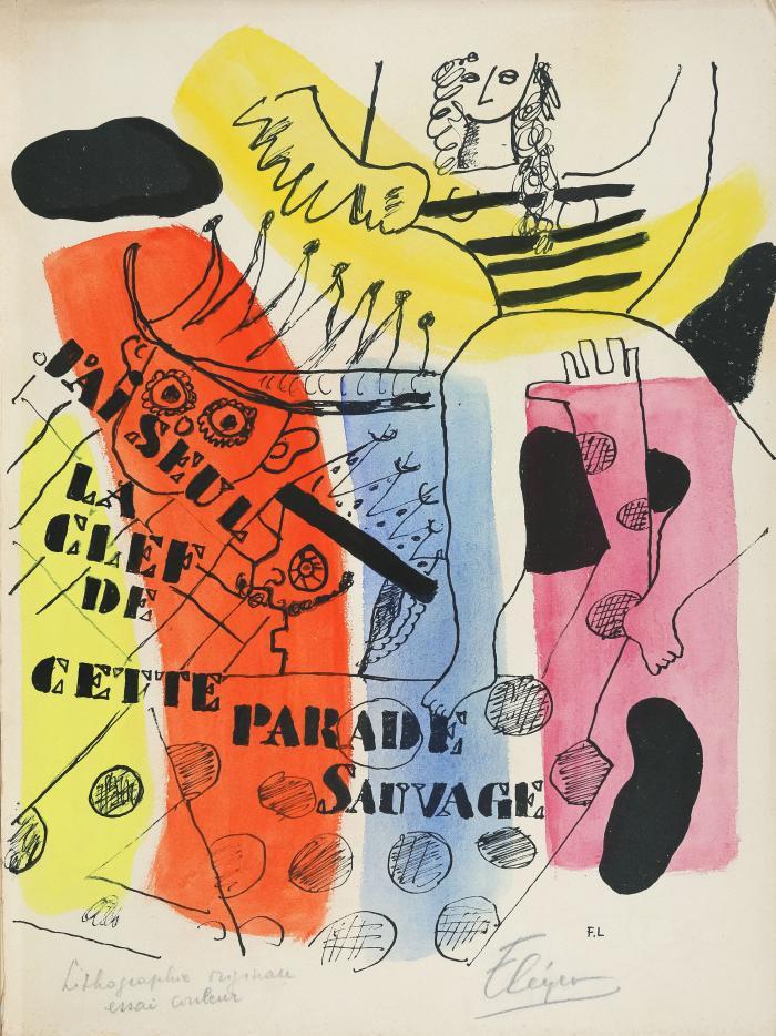 FERNAND LÉGER
JEAN NICOLAS RIMBAUD: Les illuminations. Préface de Henry Miller.